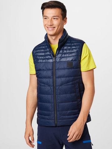 BOSS Orange Vest 'Odunk' in Blue: front