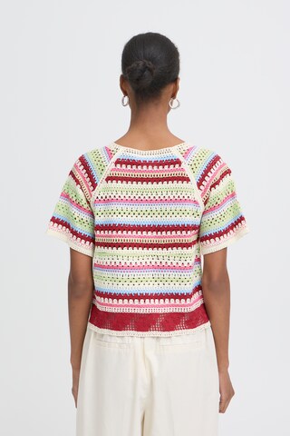 ICHI Pullover 'IHBANDIE SS2' i blandingsfarvet