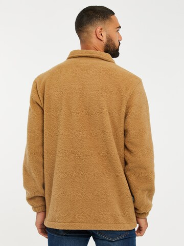 Threadbare Between-Season Jacket 'Borg Alfred' in Brown