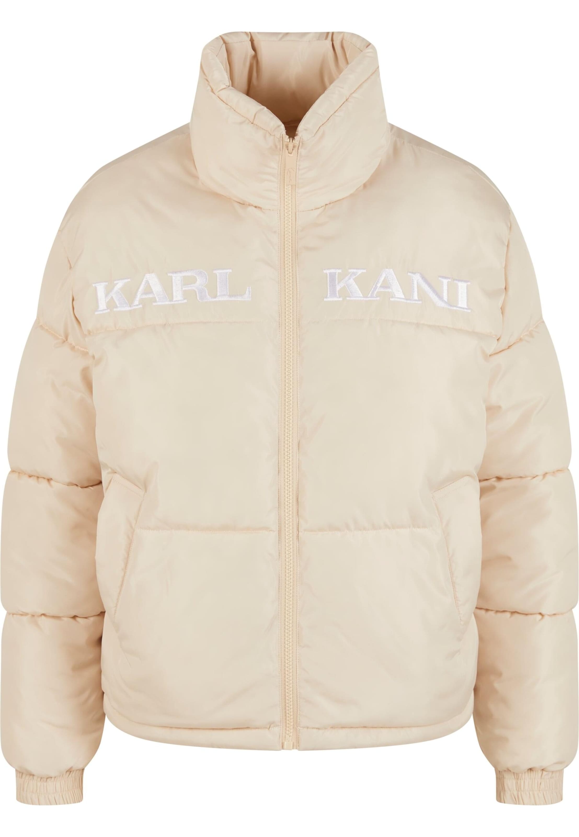 Karl Kani Winter jacket in Beige: front