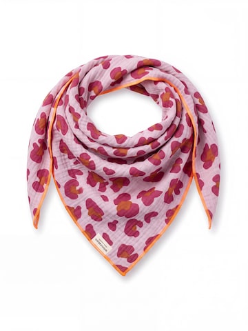 wundabaa Scarf 'mus 130x130x180' in Pink: front