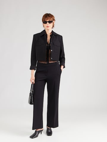 Calvin Klein Обычный Плиссированные брюки в Черный