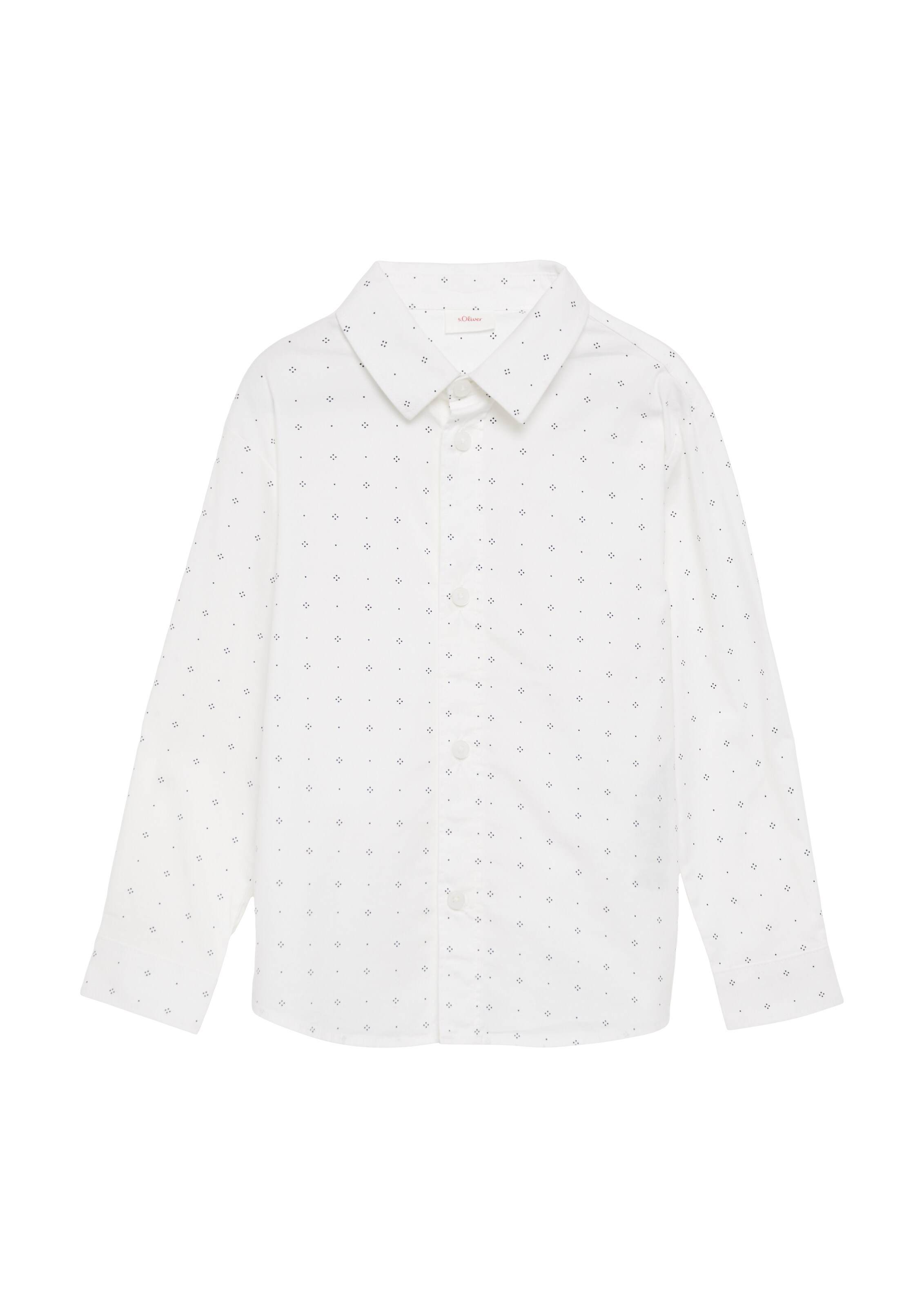 s.Oliver Regular fit Overhemd in Wit: voorkant