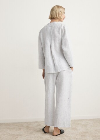 MANGO Pajama Pants 'Geraldin' in White
