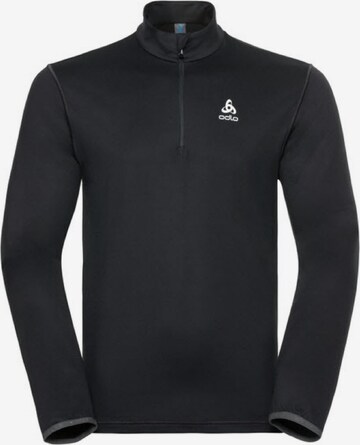 ODLO Athletic Sweater ' Midlayer 1/2 zip ALAGNA ' in Black: front