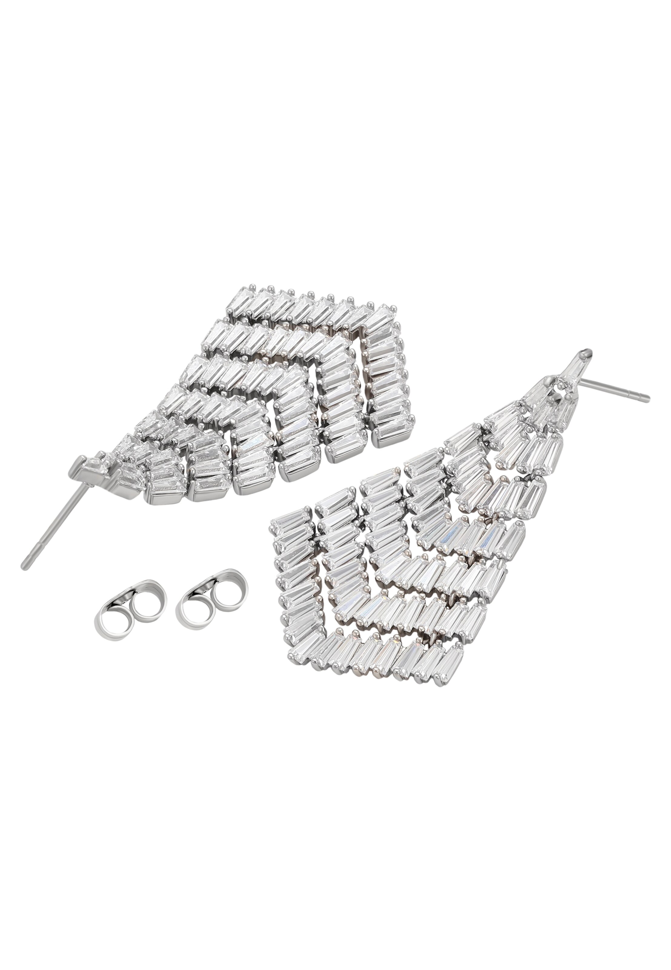 Boucles d'oreilles faina en argent