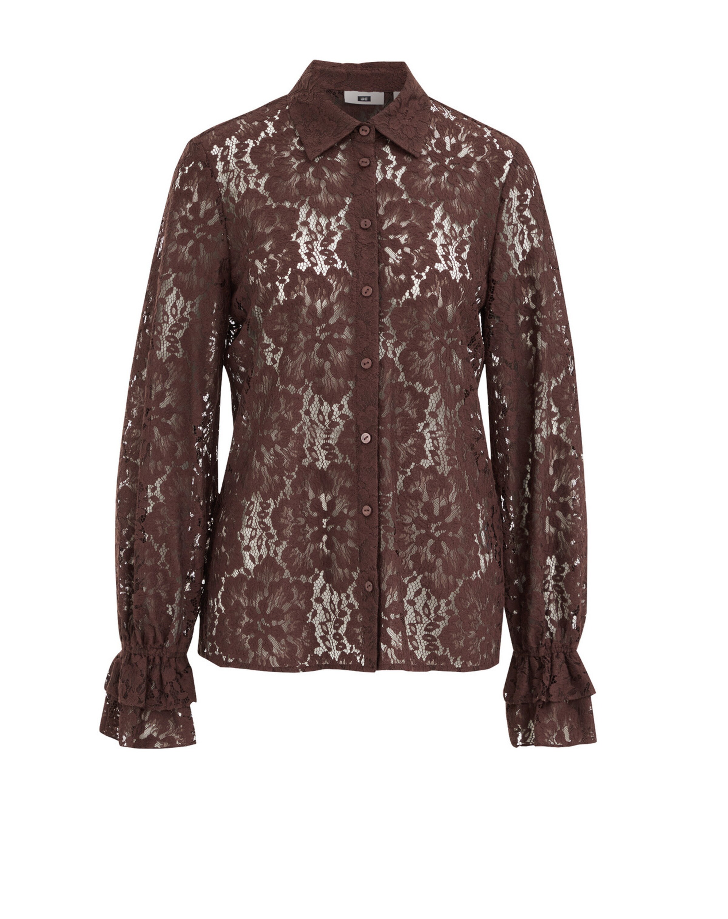 WE Fashion Blus i brun: framsida