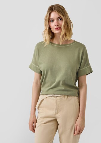 T-shirt s.Oliver en vert : devant