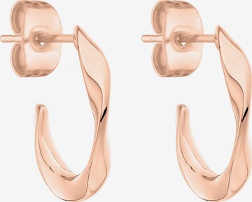 Boucles d'oreilles Liebeskind Berlin en or : devant