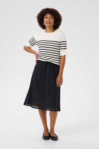 Cream Rok 'Bellis' in Zwart