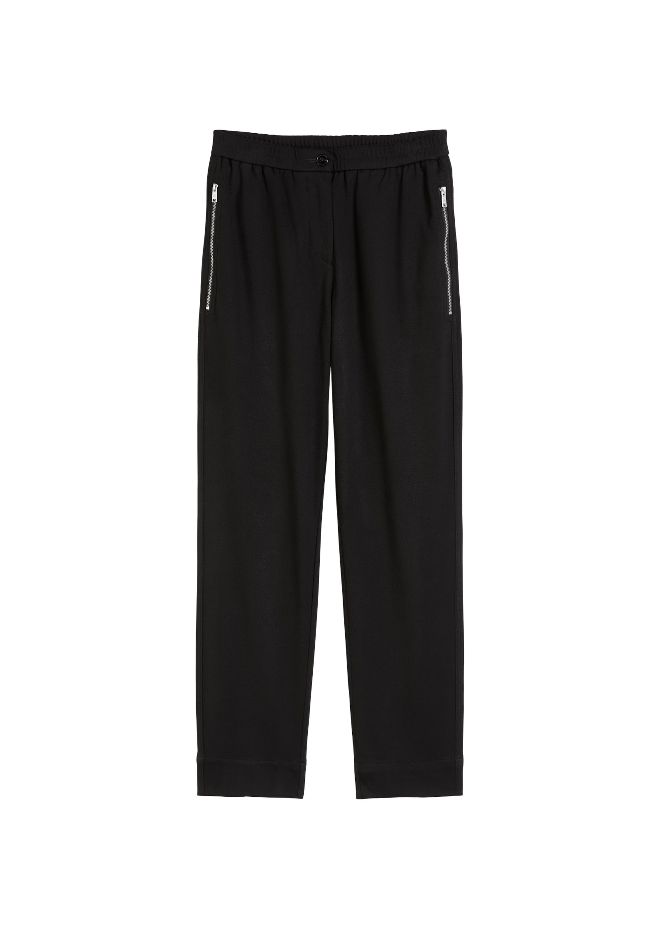 Marc O'Polo Regularen Hlače | črna barva: sprednja stran