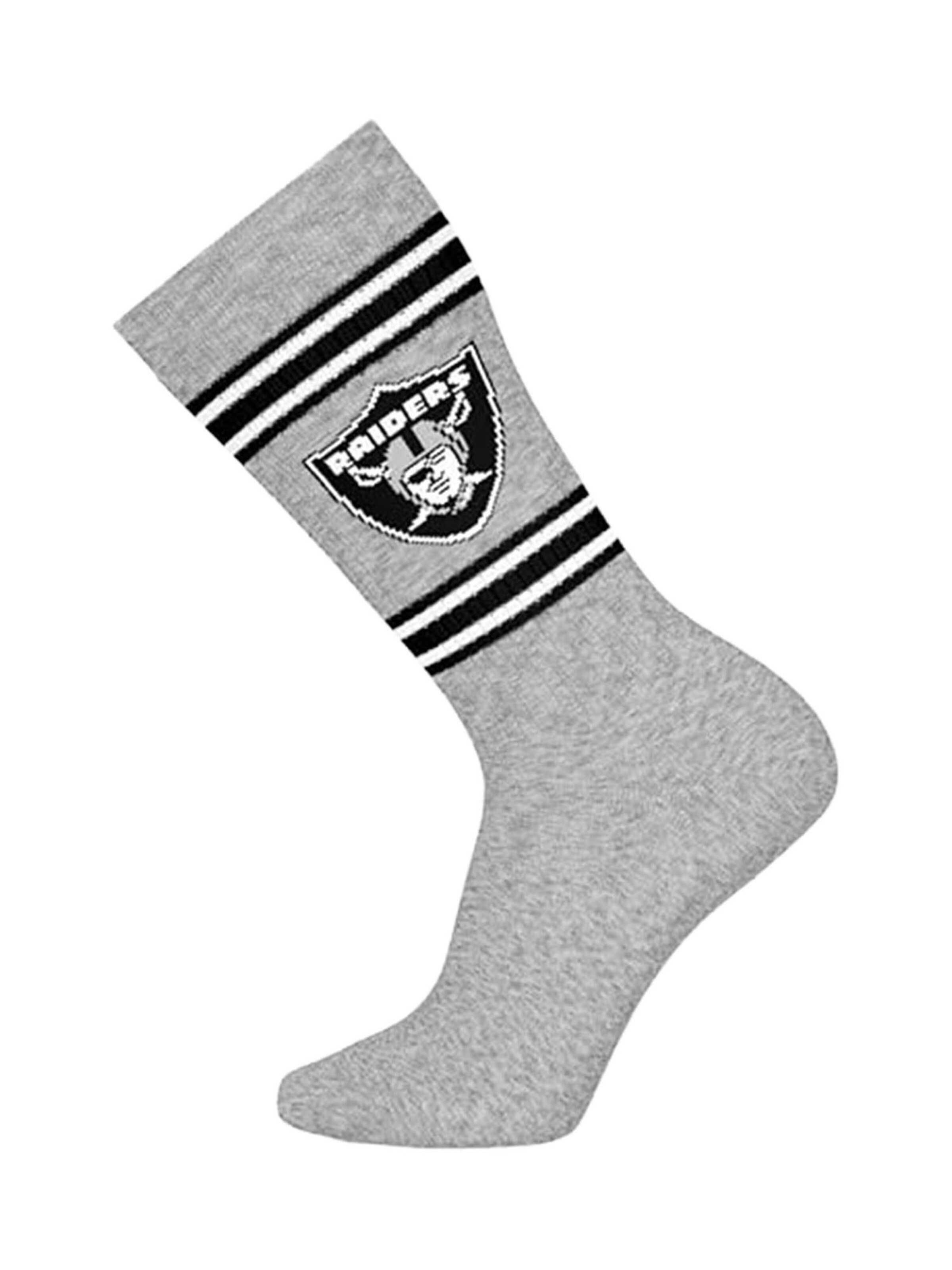 Huddle Socks ' NFL Las Vegas Raiders Crew ' in Grey