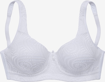 NUANCE T-shirt Bra in White: front