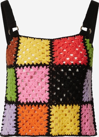 The Ragged Priest Knitted Top in Mixed colors: front
