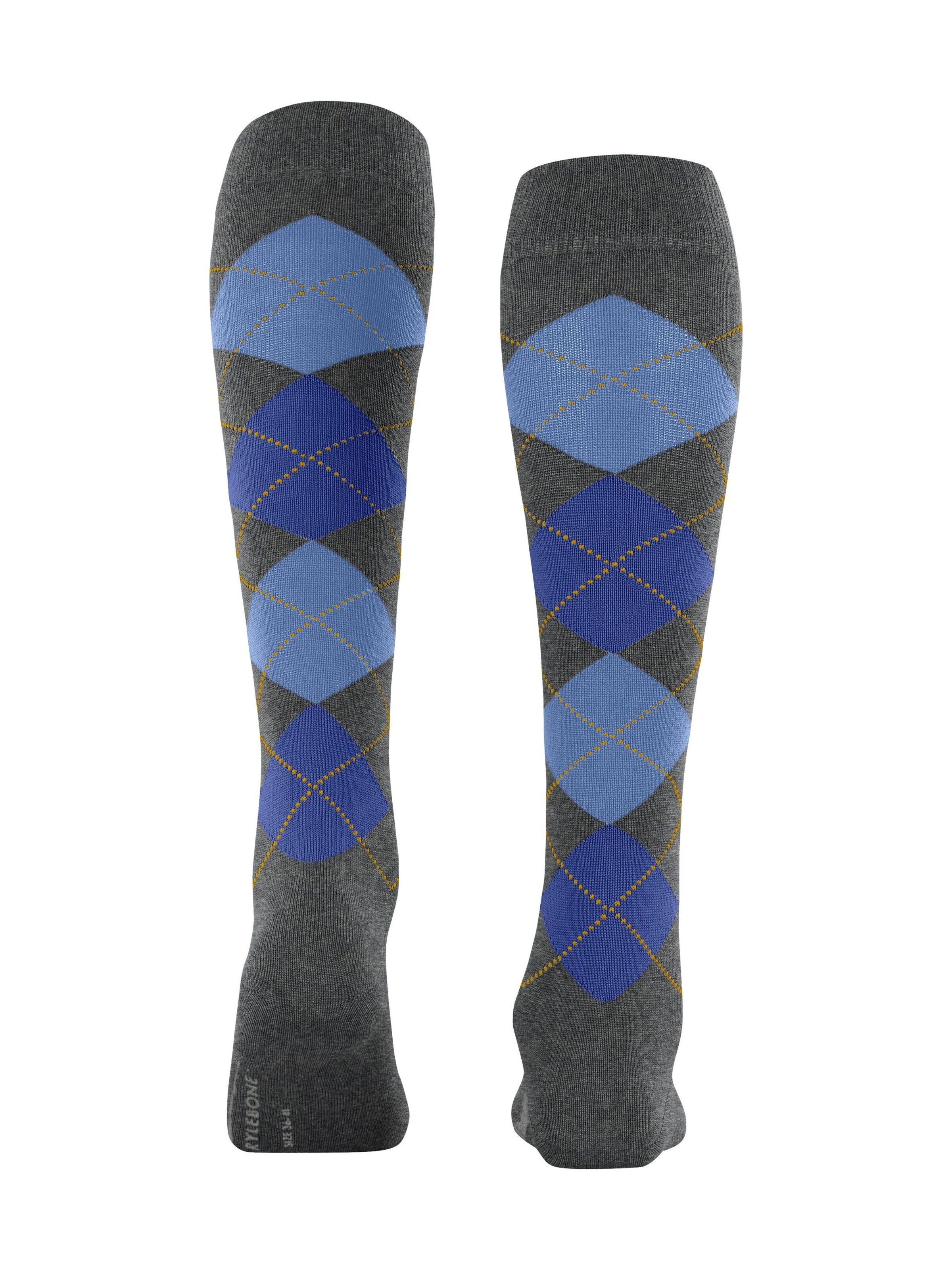 BURLINGTON Over the Knee Socks 'Marylebone' in Grey