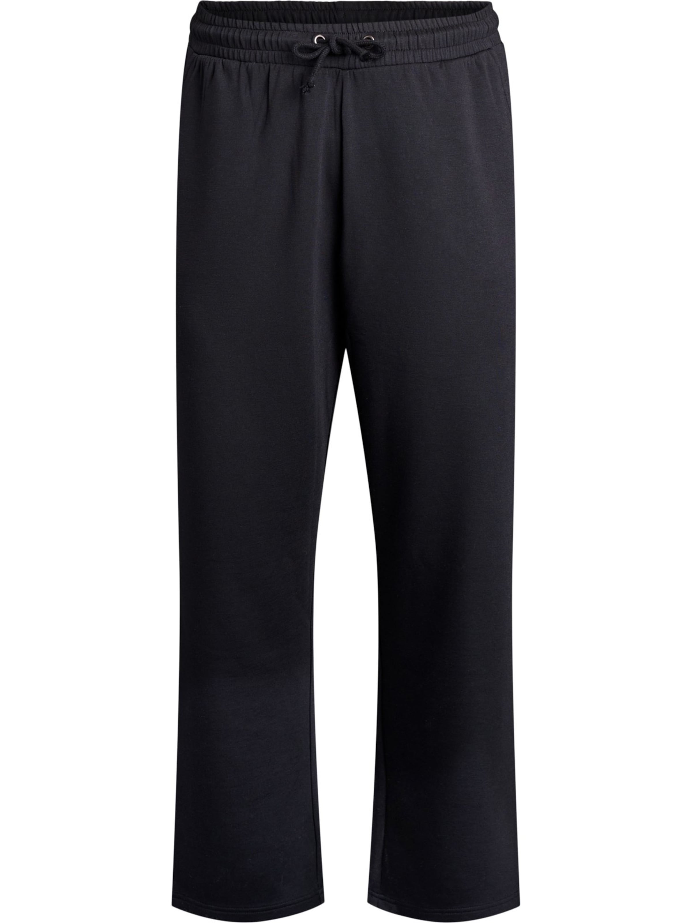 Loosefit Pantalon 'MALISA' Zizzi en noir : devant