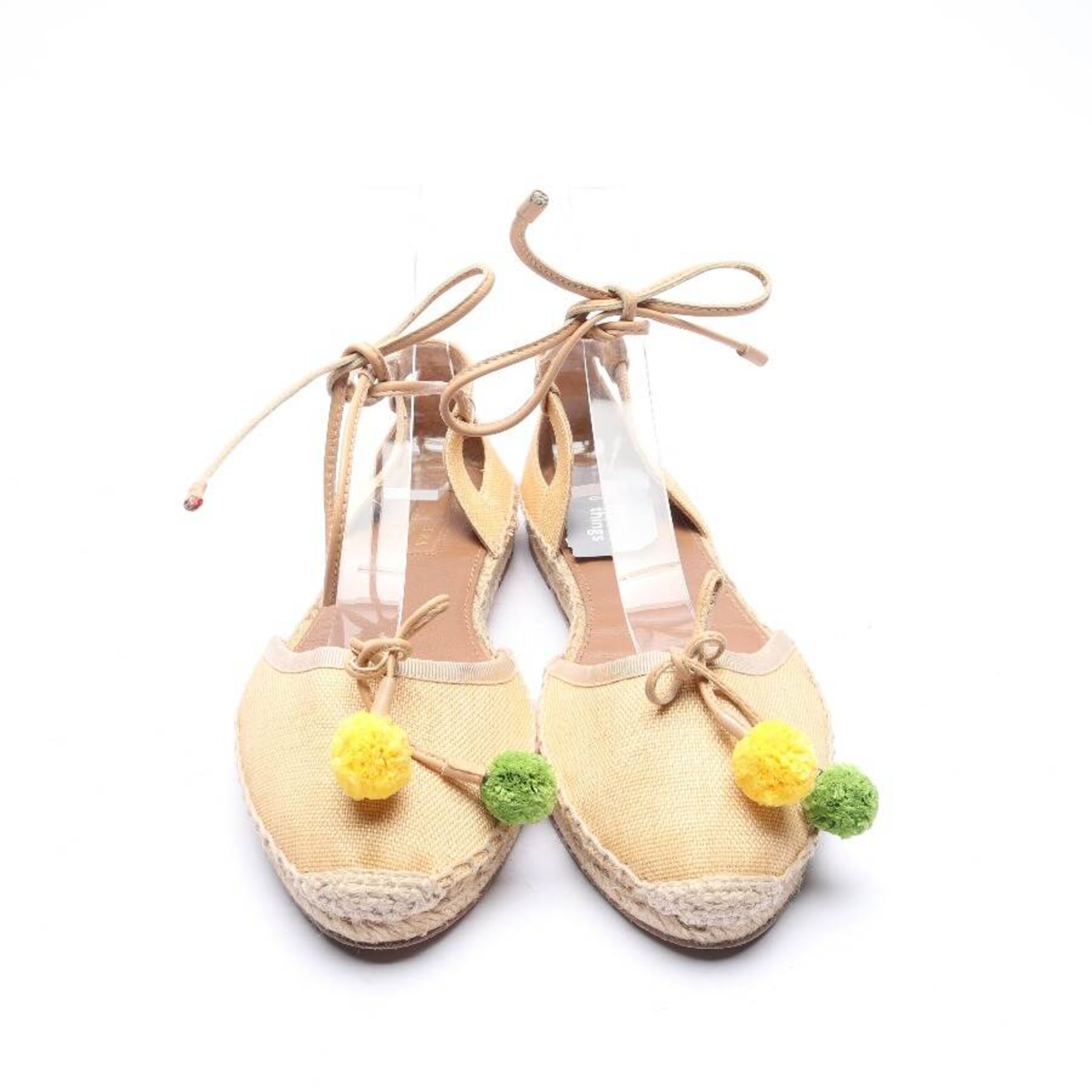 Aquazzura Flats & Loafers in 38 in White