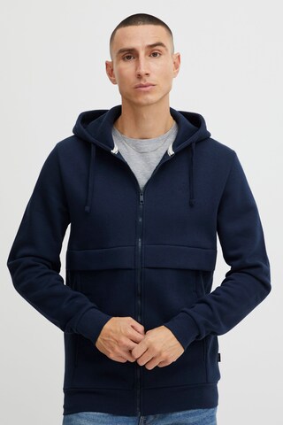 11 Project - Sudadera con cremallera 'Annir' en azul: frente