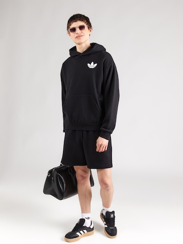 ADIDAS ORIGINALS - Sudadera 'World Wide Hoops' en negro