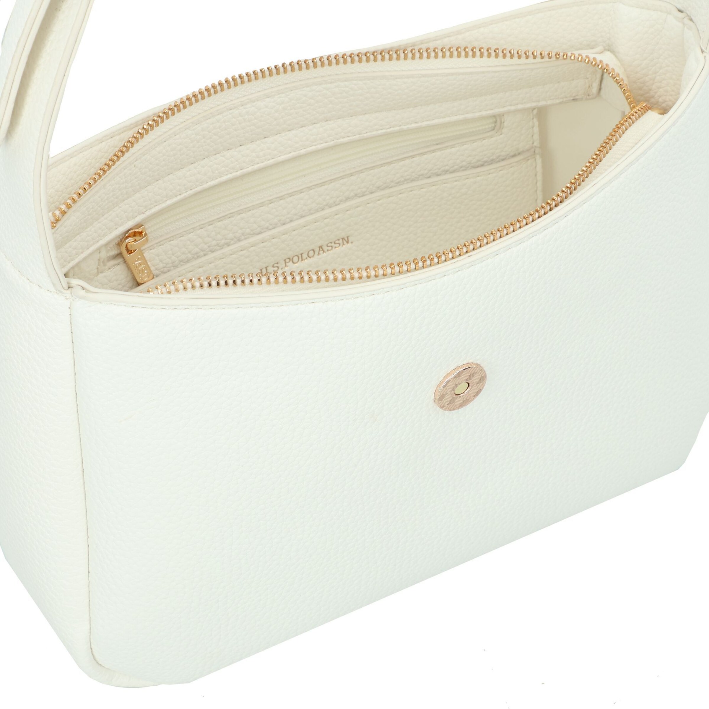 Borsa a spalla di U.S. POLO ASSN. in bianco