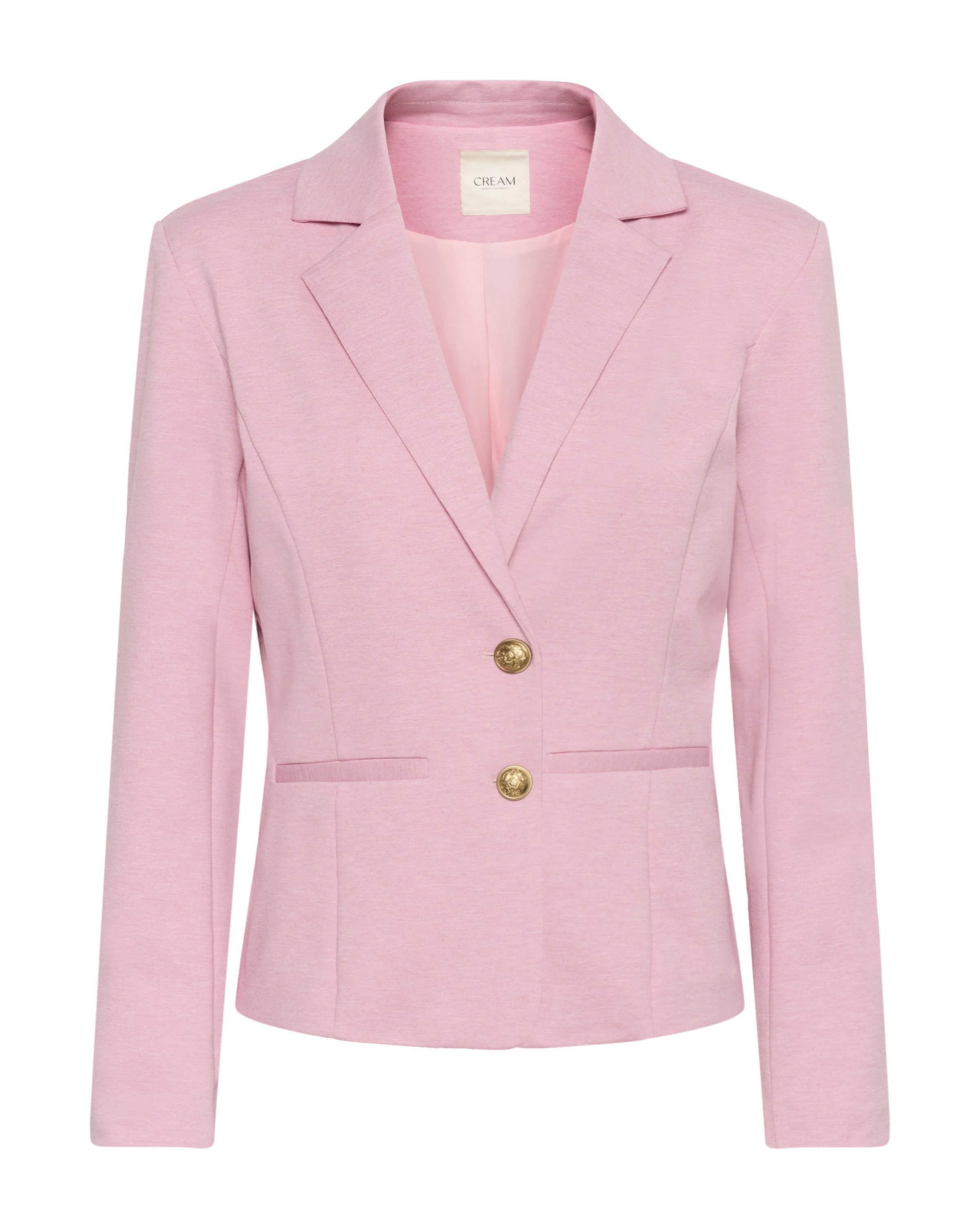 Cream Blazer 'Anett' in Pink: front