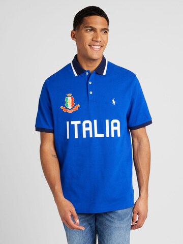 T-Shirt Polo Ralph Lauren en bleu : devant