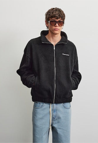Pegador Fleece jas 'Alto' in Zwart: voorkant