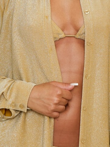 Moda Minx Bluse 'Lumiere' in Gold