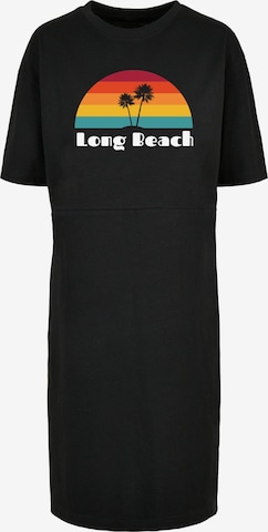 Merchcode Dress 'Long Beach' in Black: front