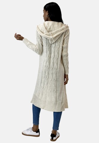 Elara Gebreide mantel in Beige