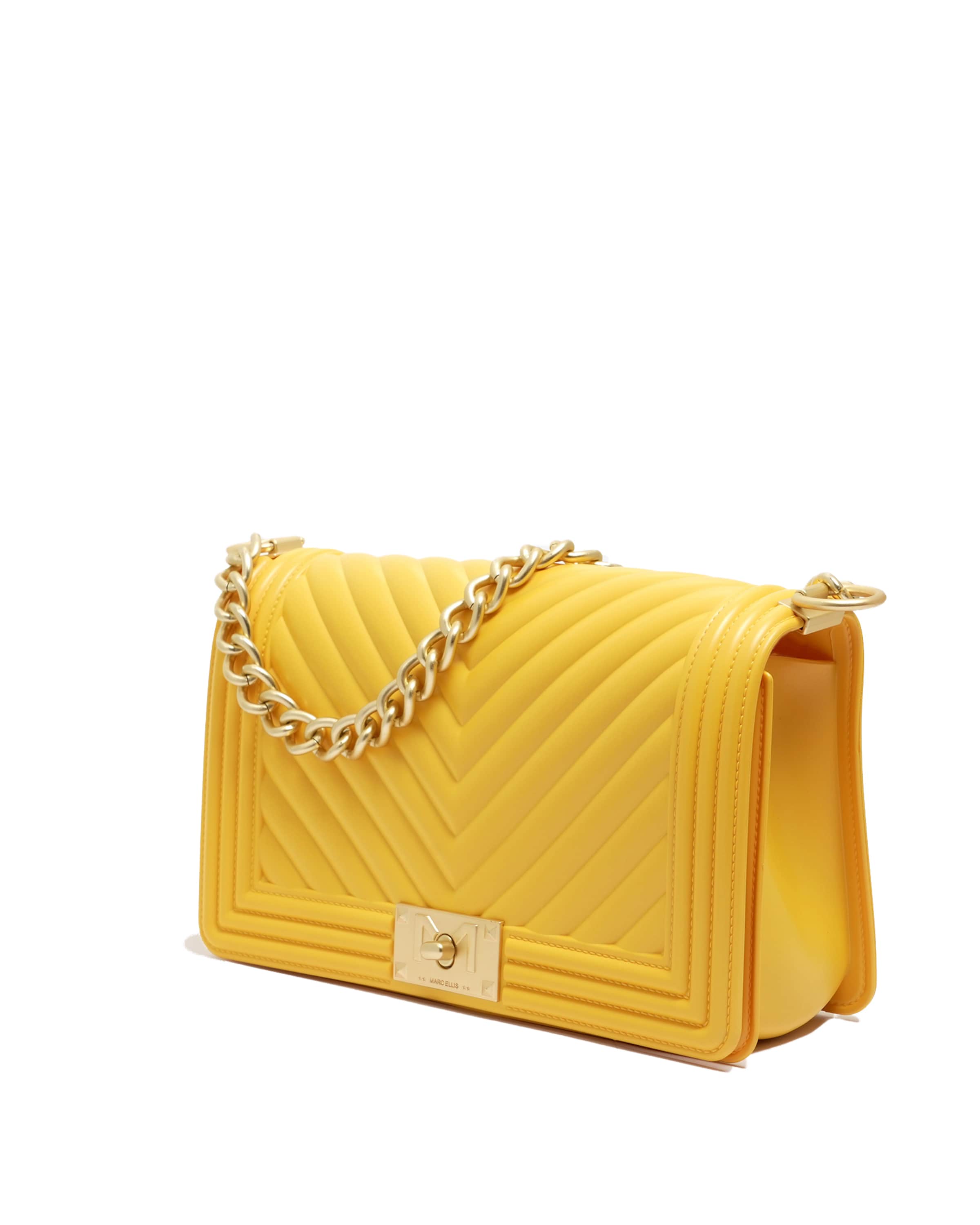 Marc Ellis Handtas in Geel: voorkant