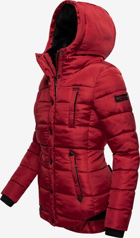 MARIKOO Winter Jacket 'Lotusblüte' in Red