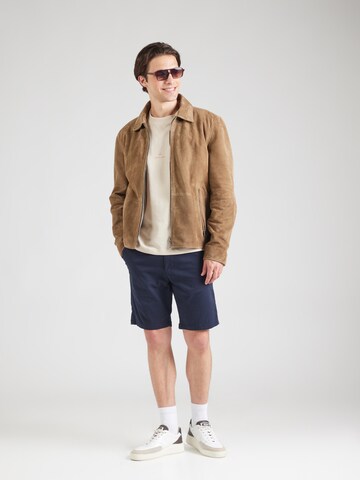bēšs SELECTED HOMME T-Krekls 'SLHOscar'