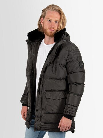 Alessandro Salvarini Winter jacket in Grey: front