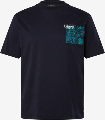 T-Shirt JP1880 en bleu : devant