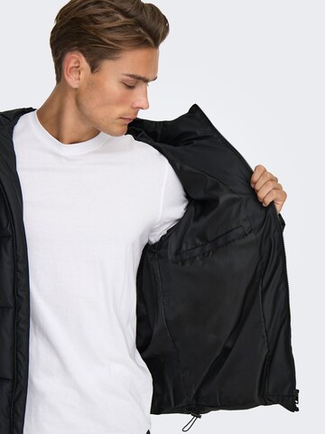 Only & Sons Between-season jacket 'MICHAEL' in Black