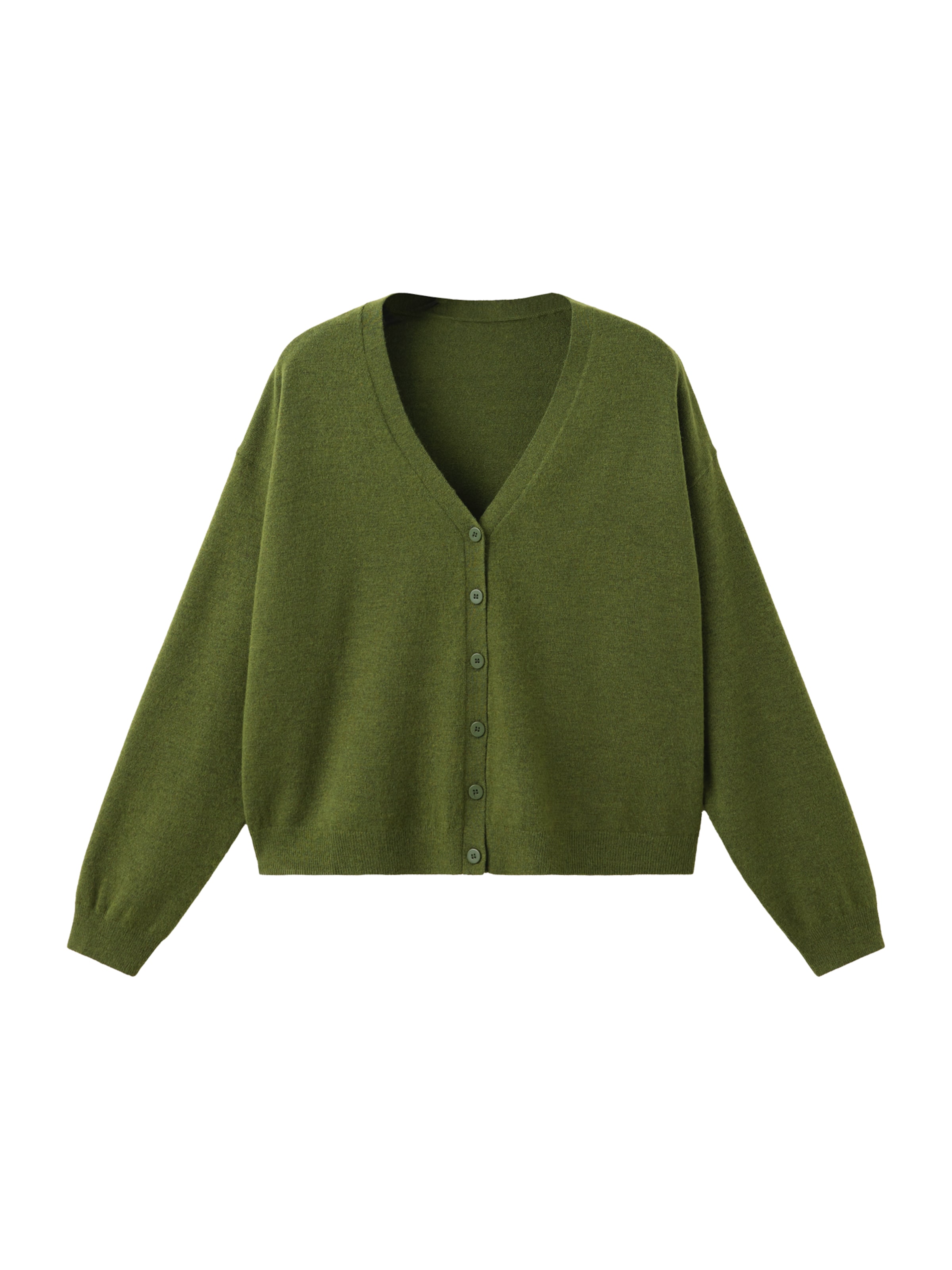 MANGO Cardigan 'NEKKON' i grøn: forside