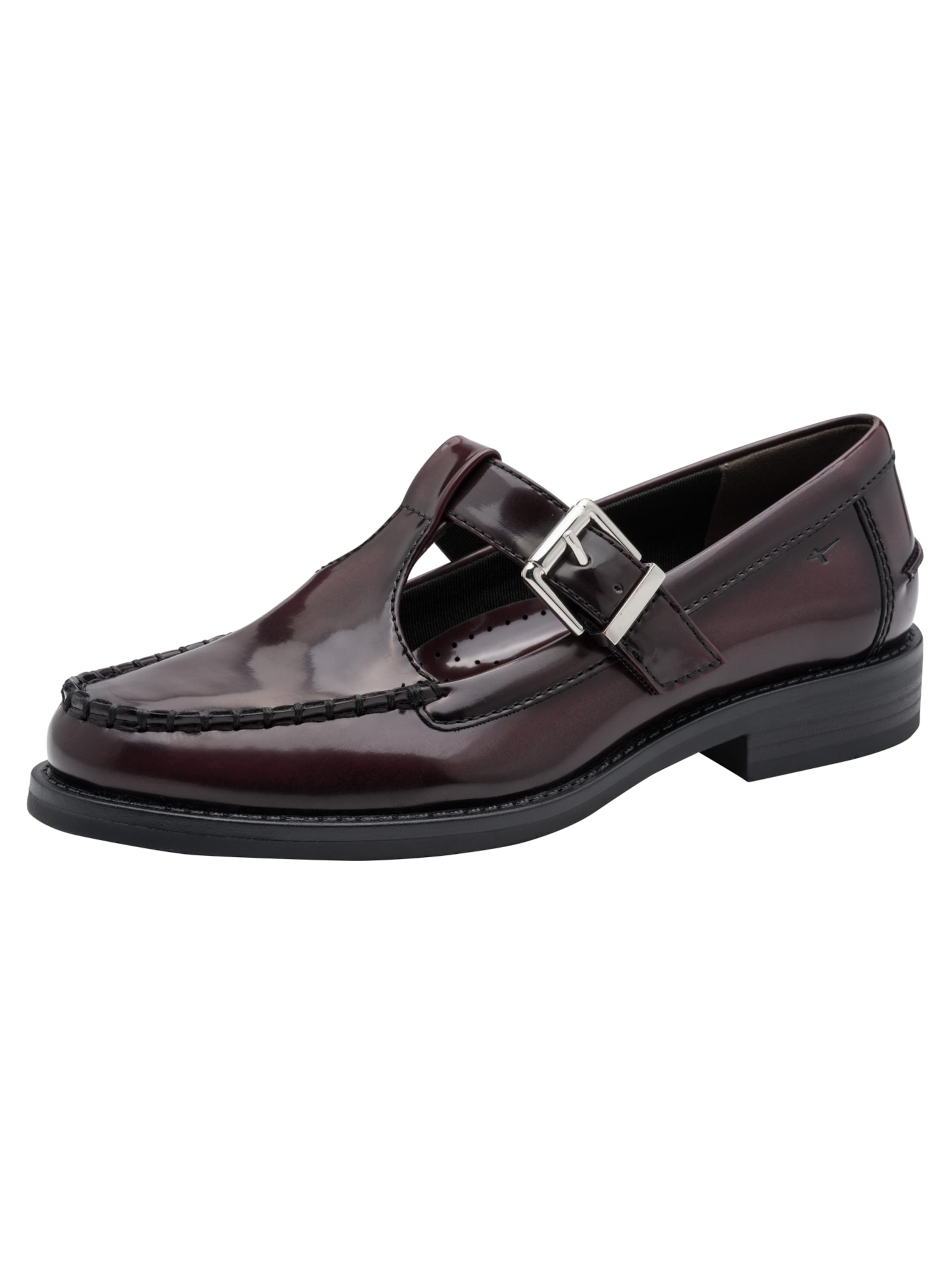 Tamaris Moccasin in Red: front