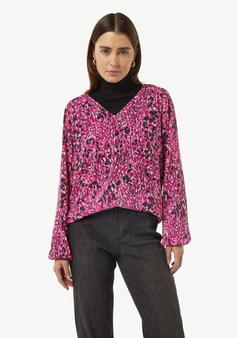 Chemisier comma casual identity en rose : devant