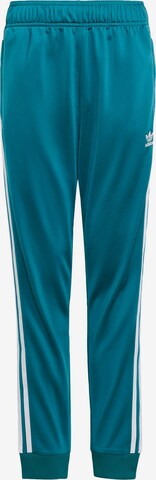 Effilé Pantalon 'Adicolor' ADIDAS ORIGINALS en bleu : devant