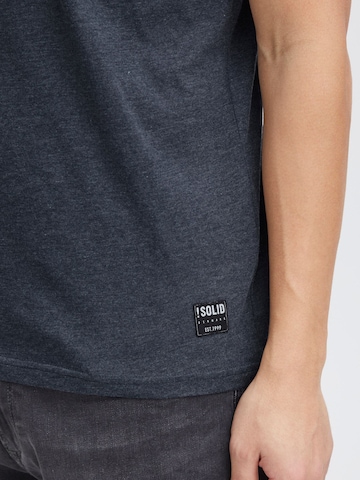 !Solid T-Shirt 'Bob' mit Brusttasche in Blau