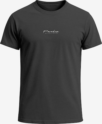 Neverless Shirt 'Palmen' in Grey: front