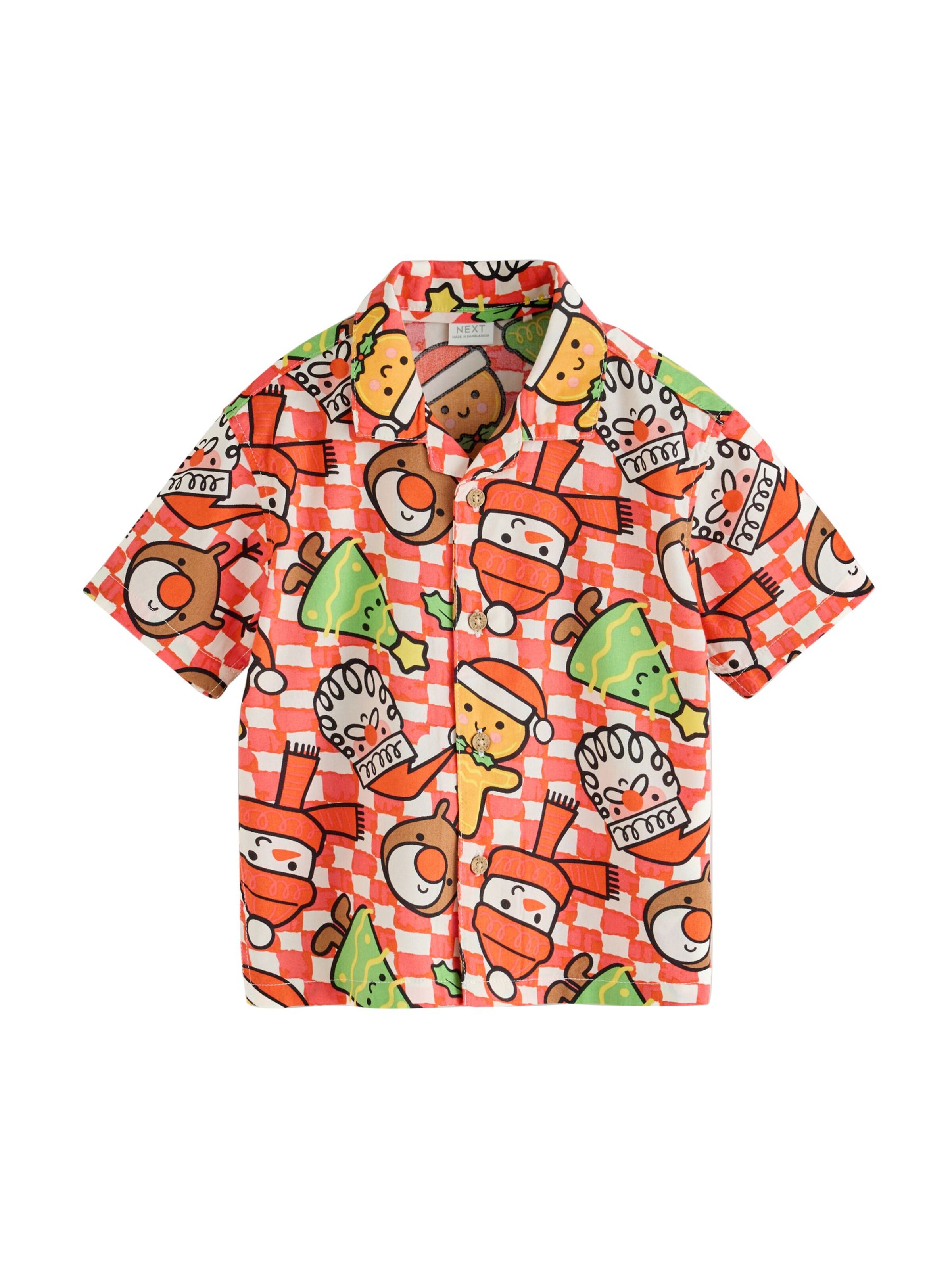 Next Regular Fit Hemd in Rot: Vorderseite