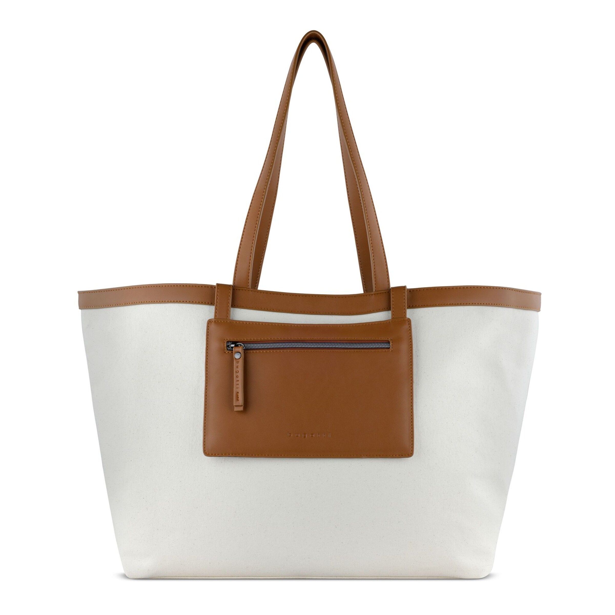 Cabas 'Elena' bugatti en blanc : devant