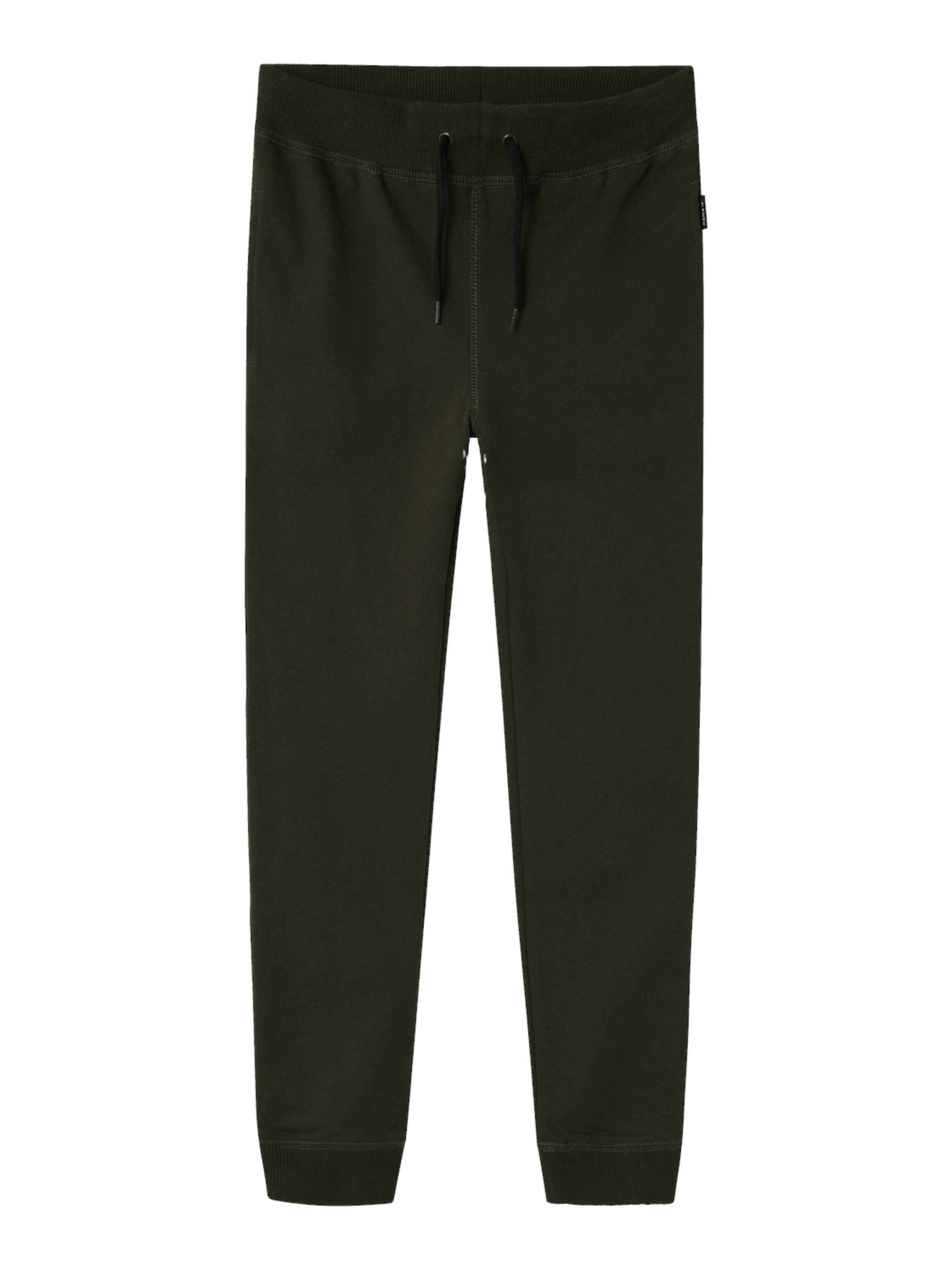 NAME IT Tapered Pants in Green: front