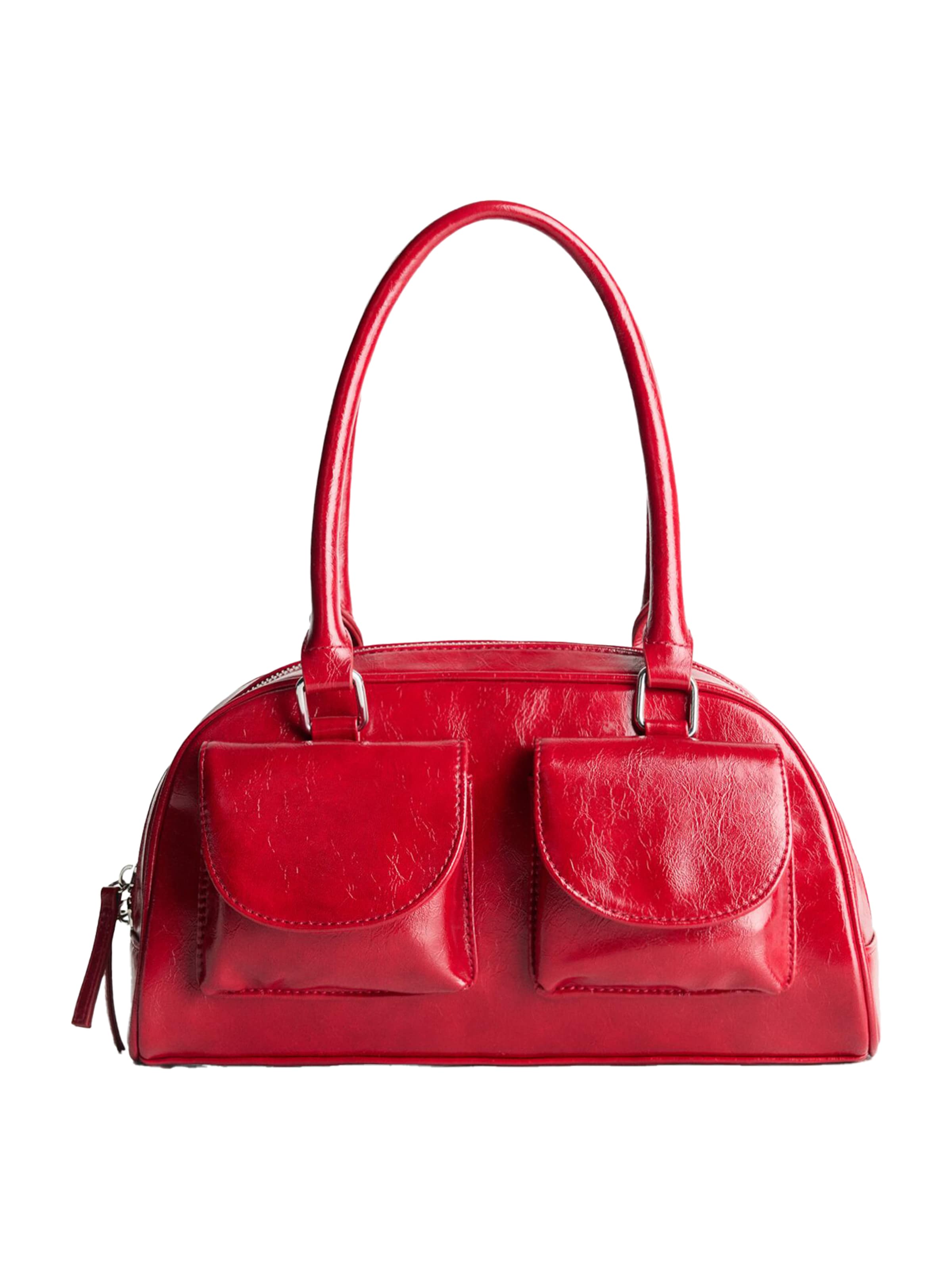 Borsa a spalla Bershka di colore rosso, Visualizzazione prodotti