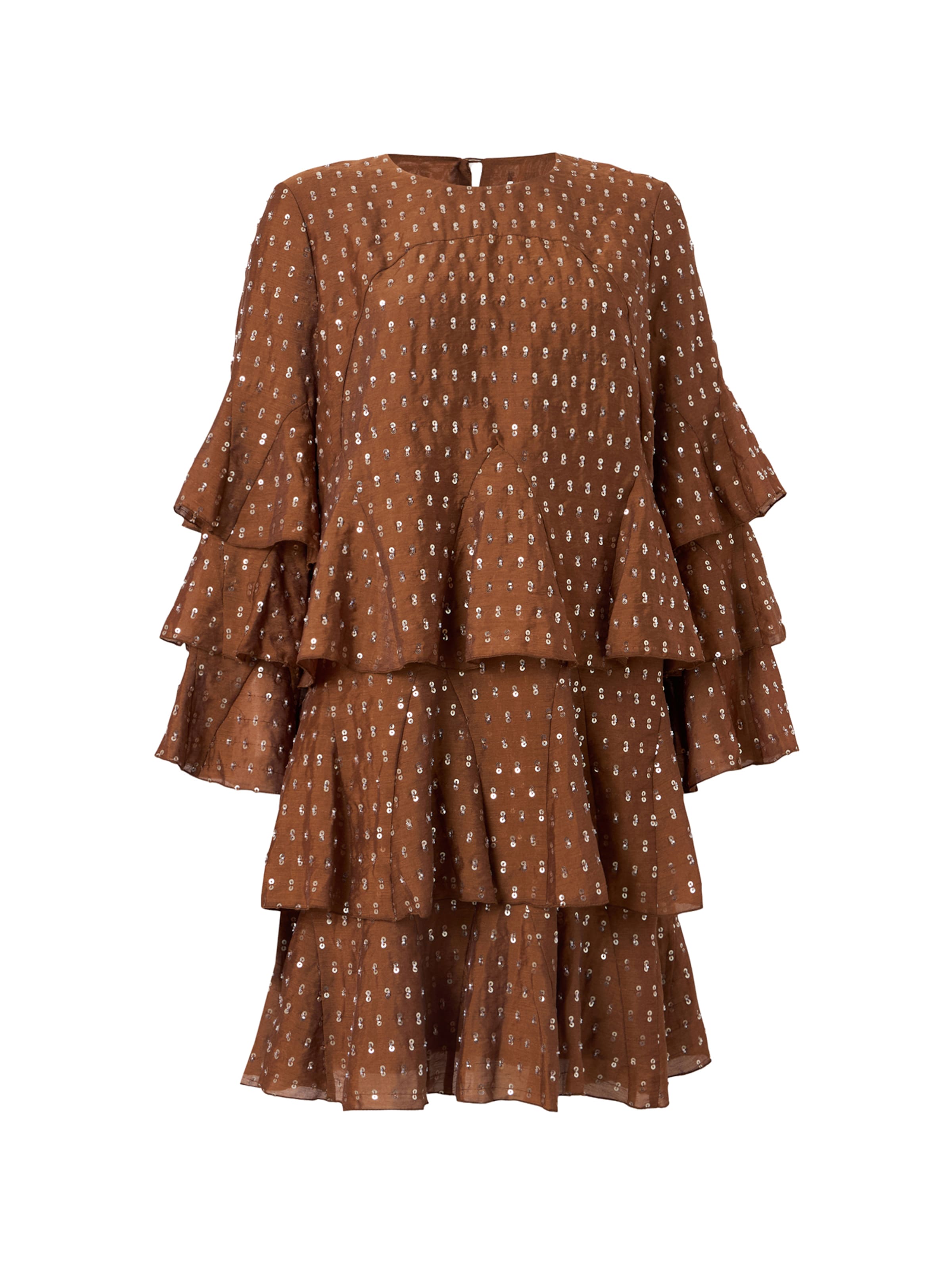 Robe 'BRAZOS' Munthe en marron : devant