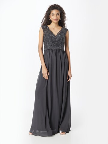 mascara Evening dress in Grey: front