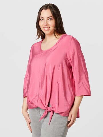 SAMOON Blouse 'Las Vegas' in Pink: front