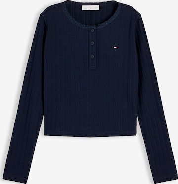 TOMMY HILFIGER Majica | modra barva: sprednja stran